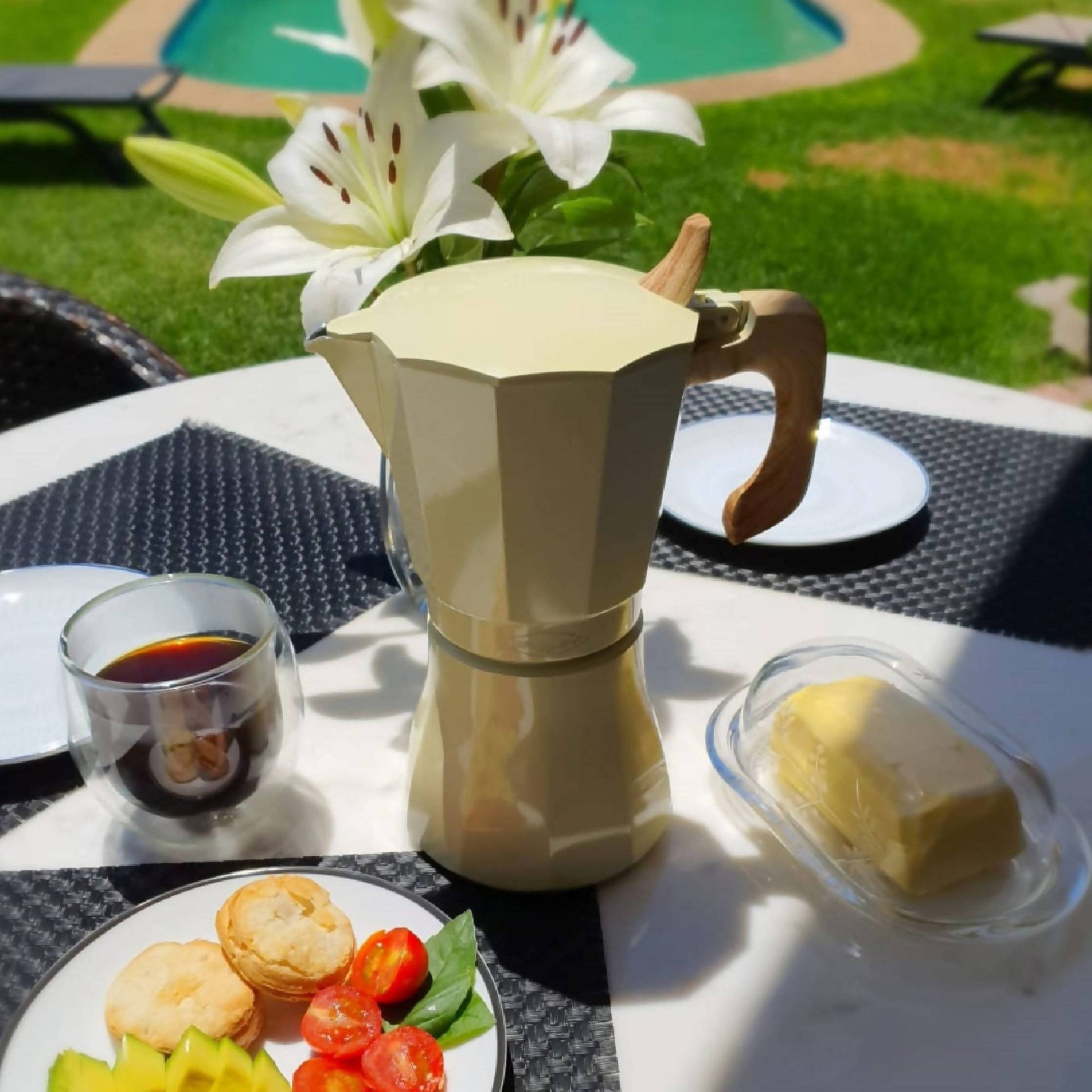 Cafetera Inducción Petra 12 Tazas Expreso Oroley1#Beige