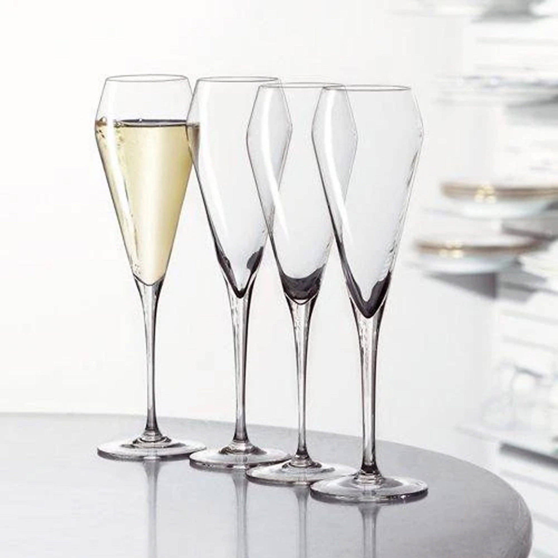 Set 4 Copas Champagne Willsberger Anniversary1#Sin color