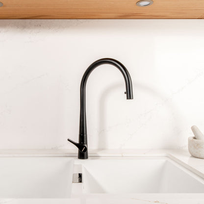 Grifería Gota Pull Out Black Schock4#Negro