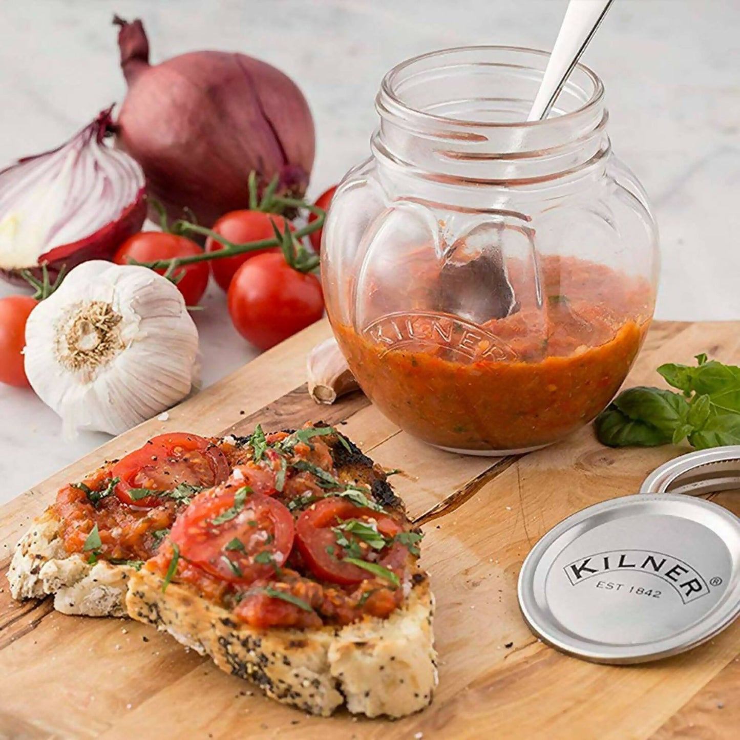 Set 2 Frascos Salsa de Tomate 400 ml Kilner1#Sin Color