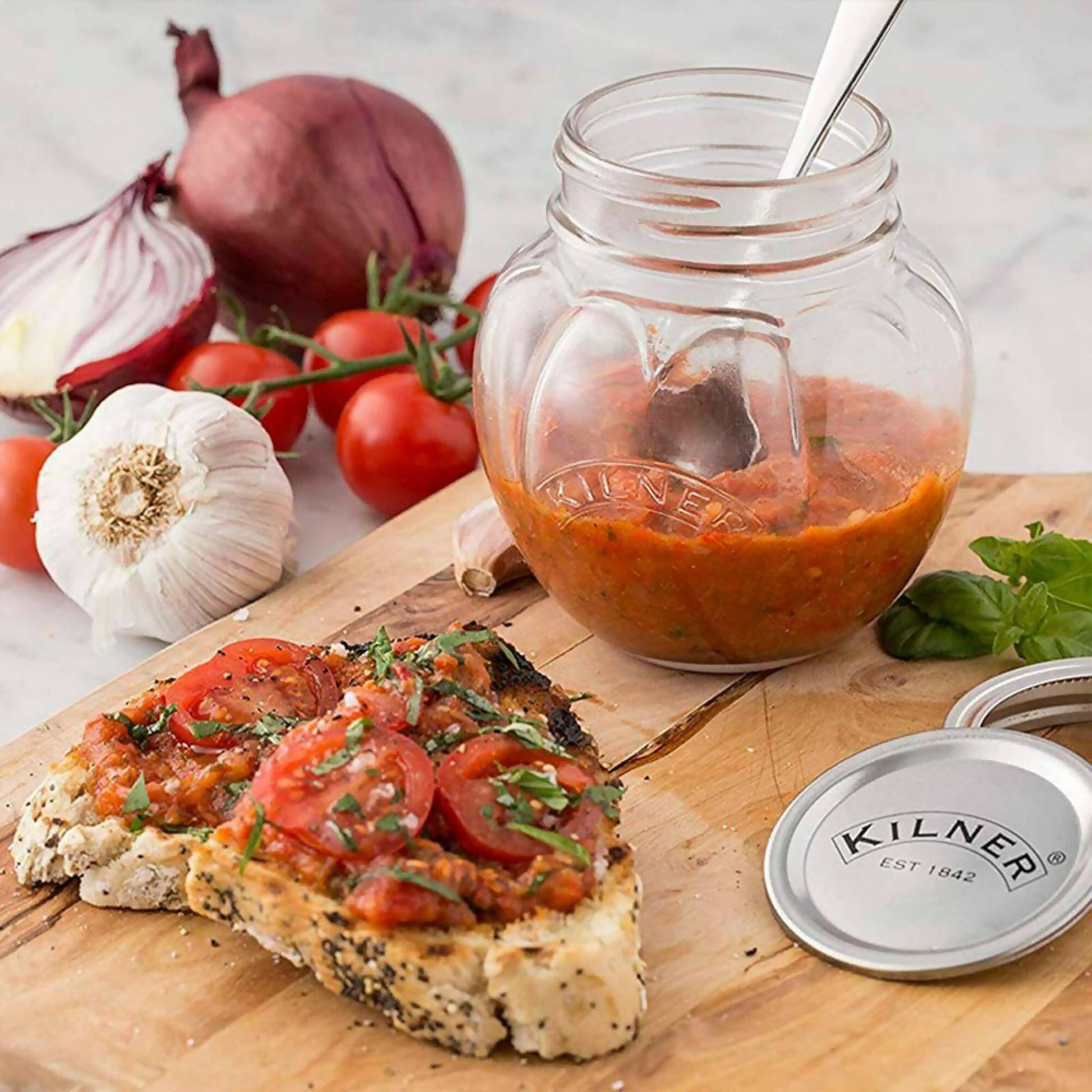 Set 2 Frascos Salsa de Tomate 400 ml Kilner1#Sin Color