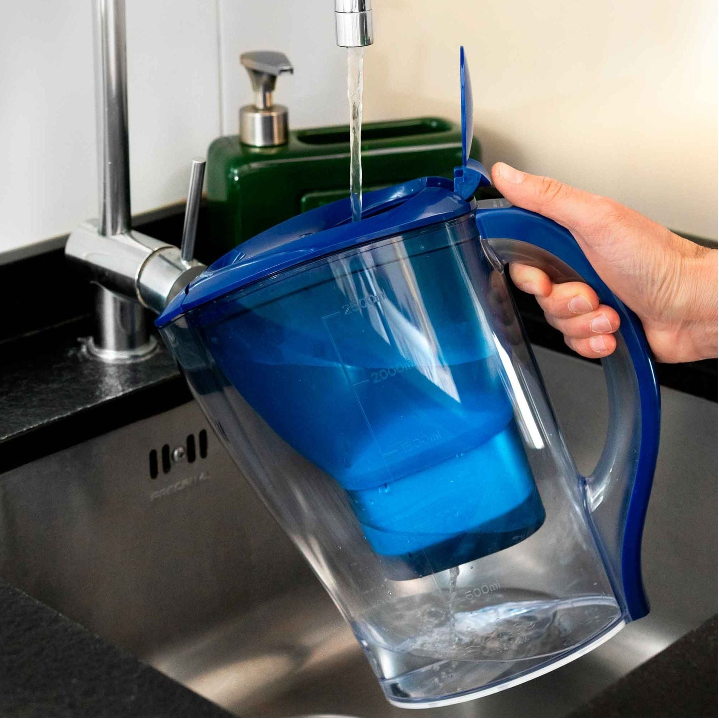 Jarra Purificadora De Agua HJAR1001+6 Filtros7#Azul