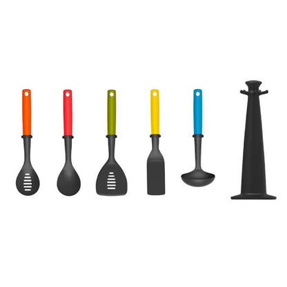 Set Utensilios Carrusel Duo Joseph Joseph2#Negro