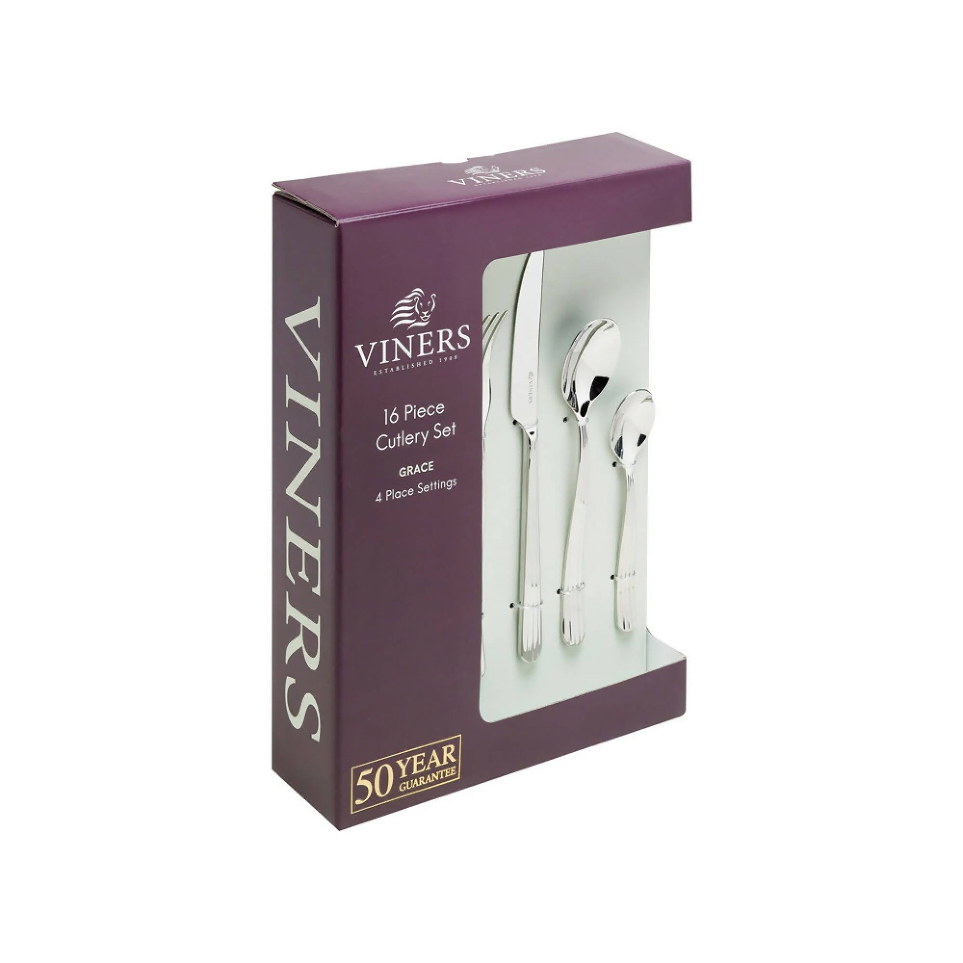 Set Cubiertos Grace 16 Pzs Viners3#Acero