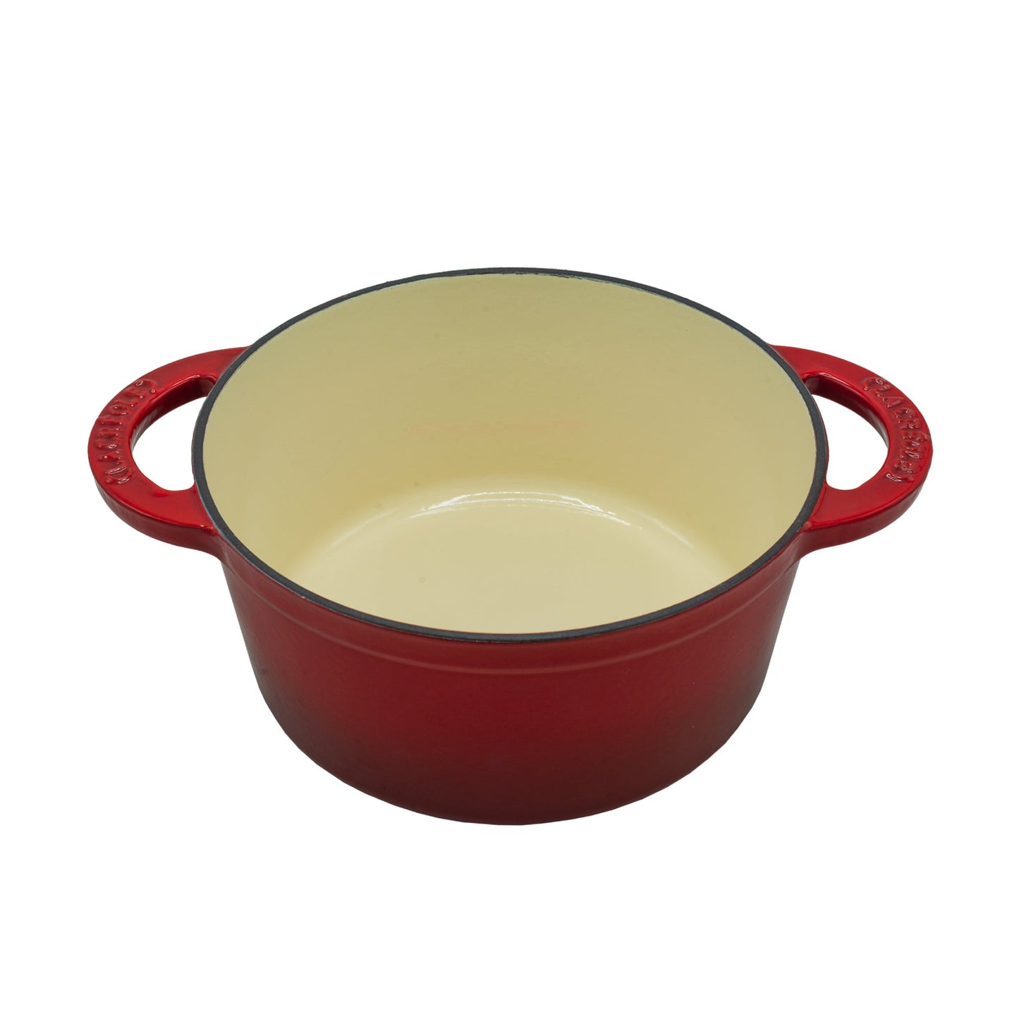 Olla Redonda 24 Cm Rouge Rubis 4 Lts La Créole6#Rojo