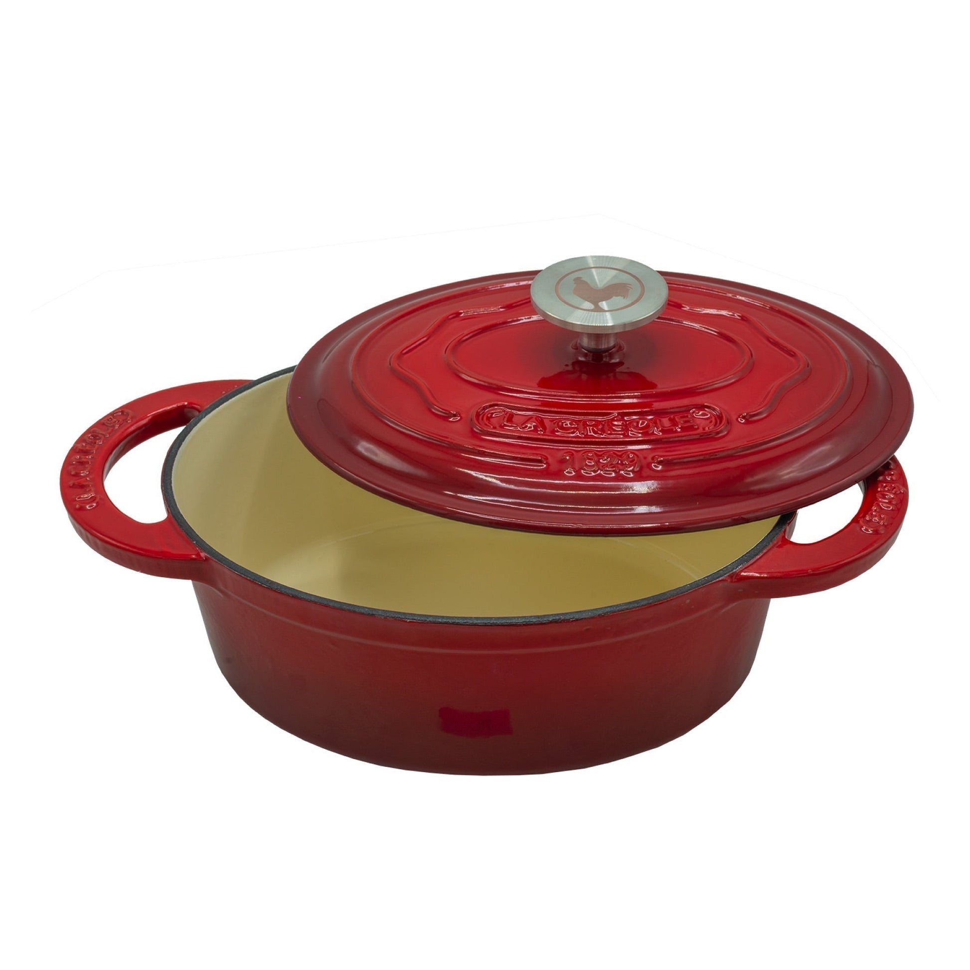 Olla Ovalada 24 Cm 2 Lt12#Naranjo