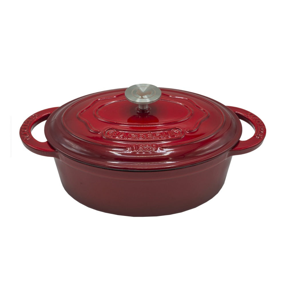 Olla Ovalada 29 Cm 4 Lts La Créole9#Rojo