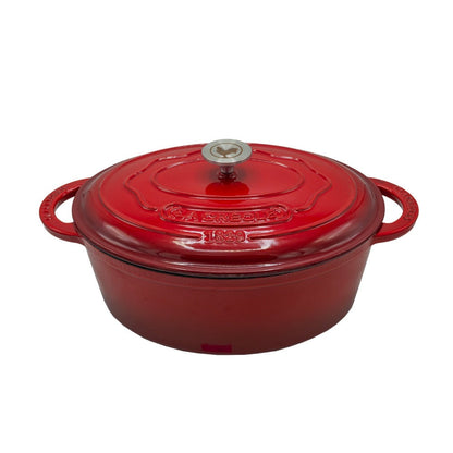 Cocotte Black Matte Ø34 Oval La Créole6#Negro