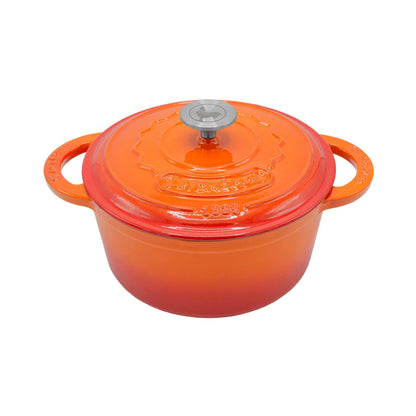 Olla Redonda 24 Cm Rouge Rubis 4 Lts La Créole10#Rojo