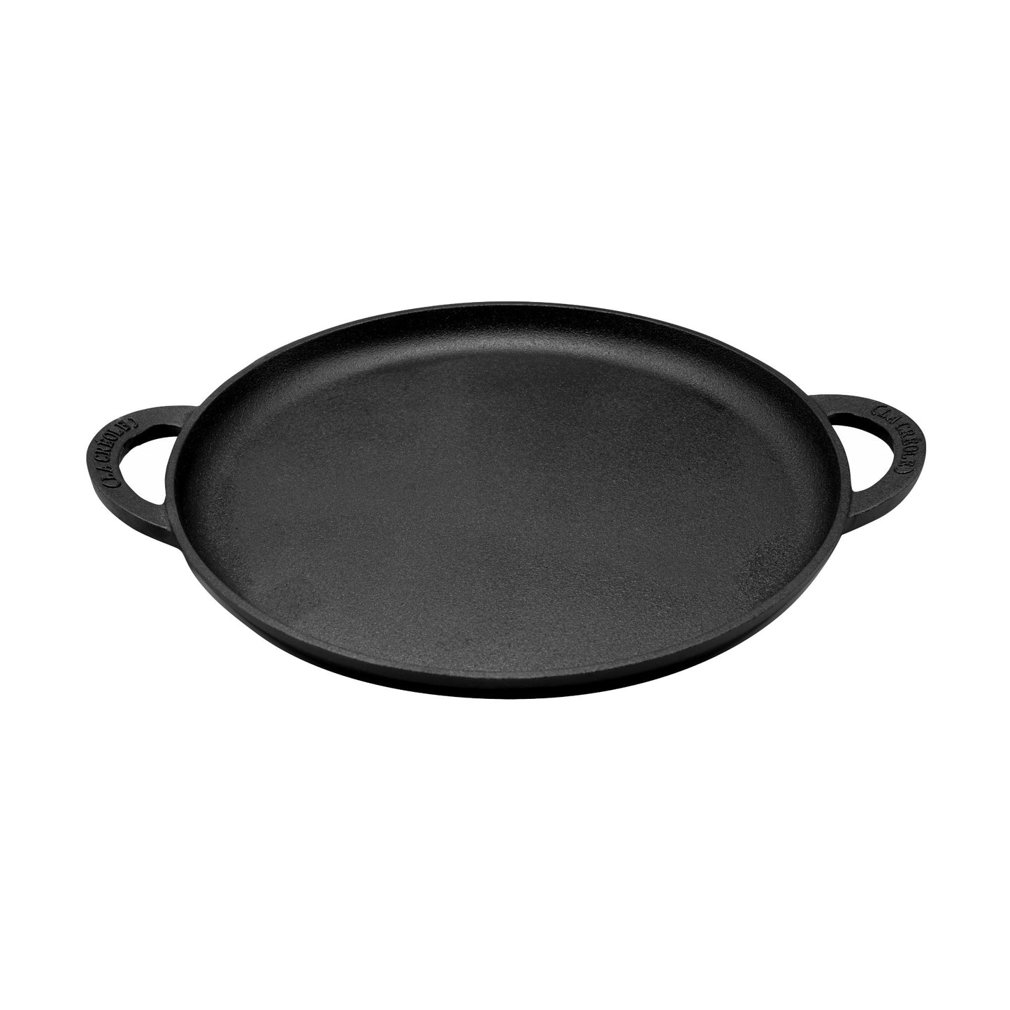 Plancha Circular Lisa con Borde 35 Cm2#Negro