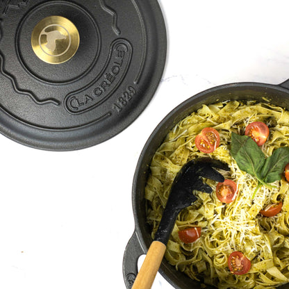 Olla Redonda 24 Cm Rouge Rubis 4 Lts La Créole2#Negro / Negro