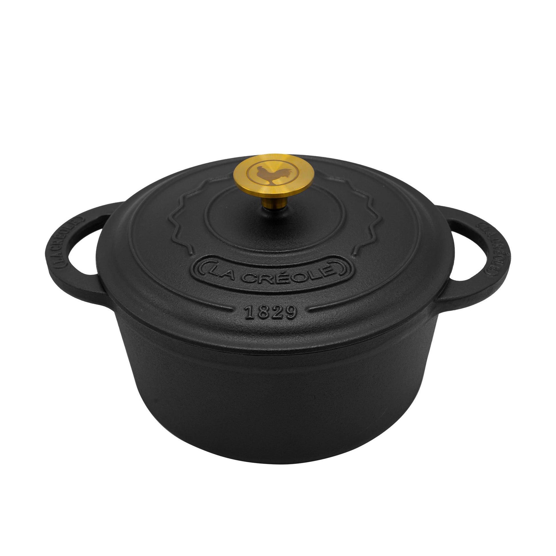 Olla Redonda 24 Cm Rouge Rubis 4 Lts La Créole7#Rojo