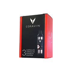 Trío Cápsulas Argón Coravin Pure™ Para Dispensador Vino3