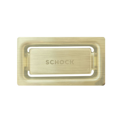 Kit Grifería Kavus Gold + Accesorios Dorados Lavaplatos Simple Schock7#Dorado
