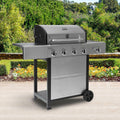 Parrilla Gas 4 Quemadores + Q Lateral  KE-P34611-N Kenmore.1#Acero
