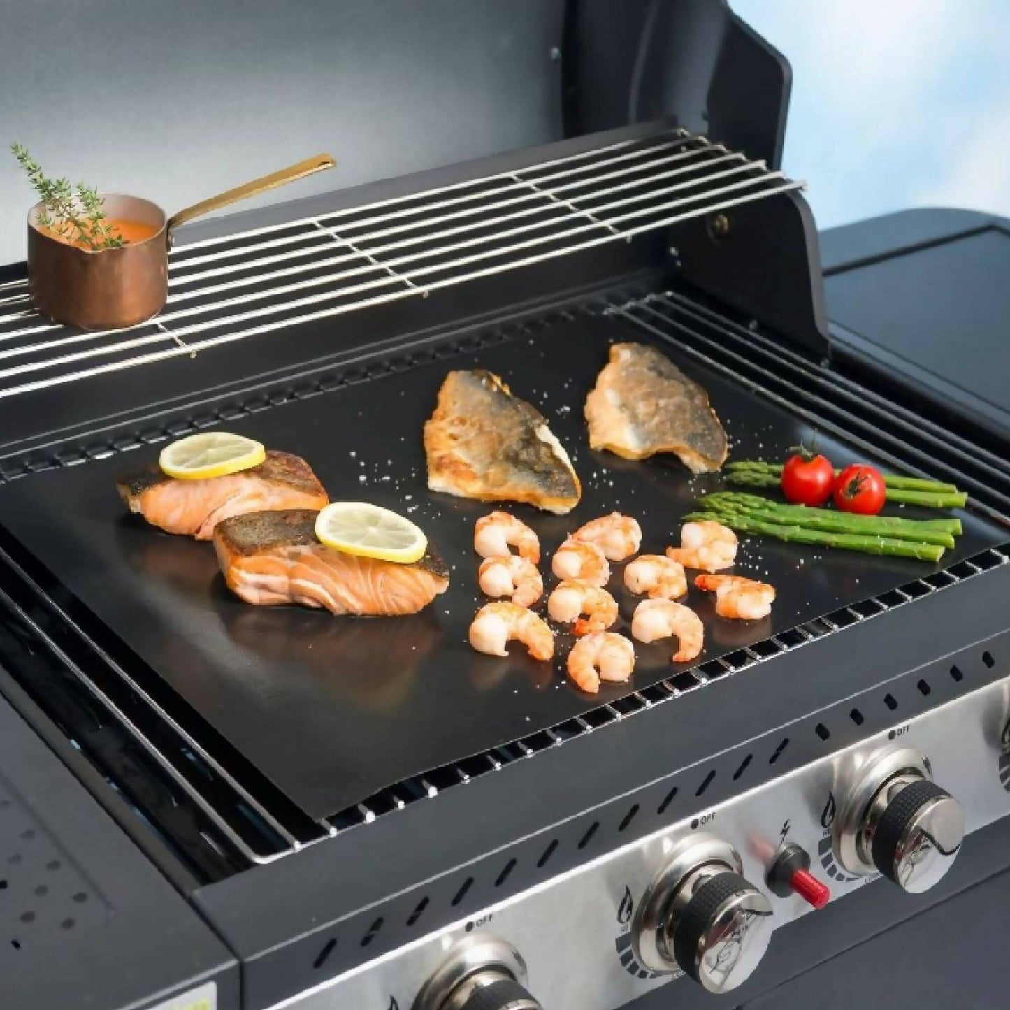 Protector Antiadherente Parrilla1#Negro