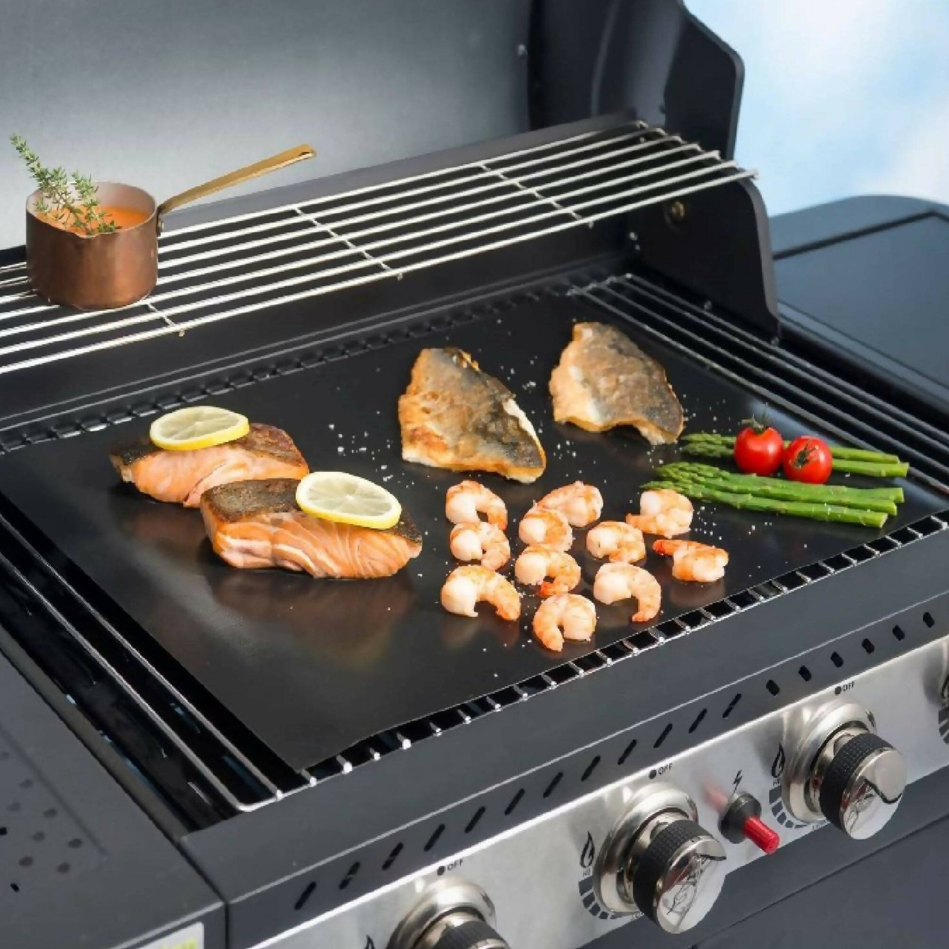 Protector Antiadherente Parrilla1#Negro