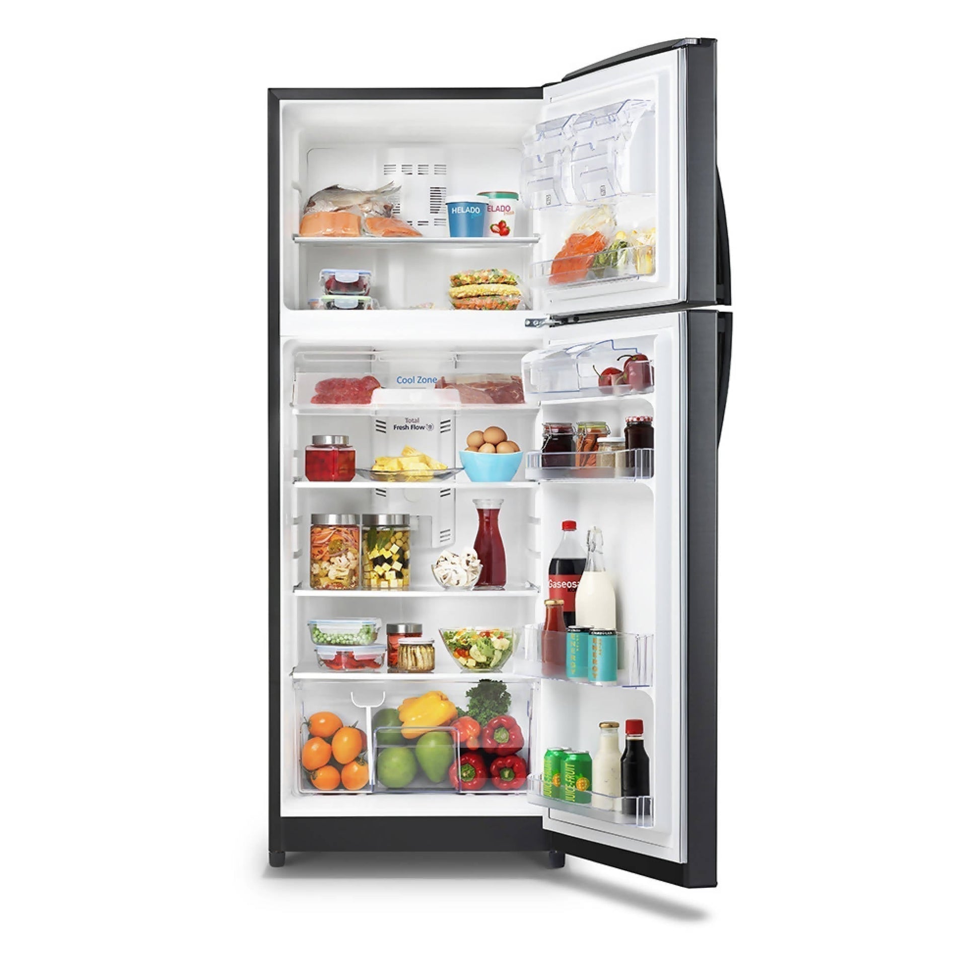 Refrigerador Top Freezer RMP410FZUC 400 Lts Mabe5#Negro