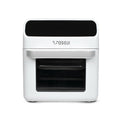 Freidora De Aire Y Horno De Pizza 12 Lts + Piedra Y Cortador Pizza  Osoji5#Blanco