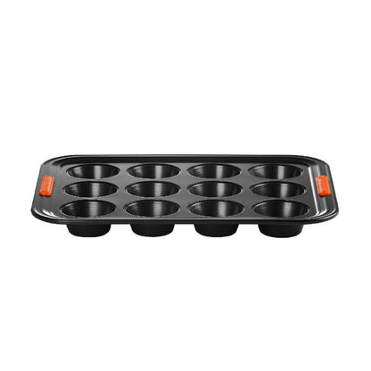 Molde Antiadherente 12 Cupcakes 34x26 Cm Le Creuset4#Negro