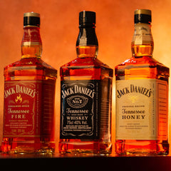 3 Whiskys Mix Jack Daniels Tradition: N°7 + Honey + Fire1#Sin color