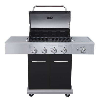 Parrilla Texas Black 4 Quemadores + Quemador Lateral BBQ401GCIB BBQ Grill3#Negro