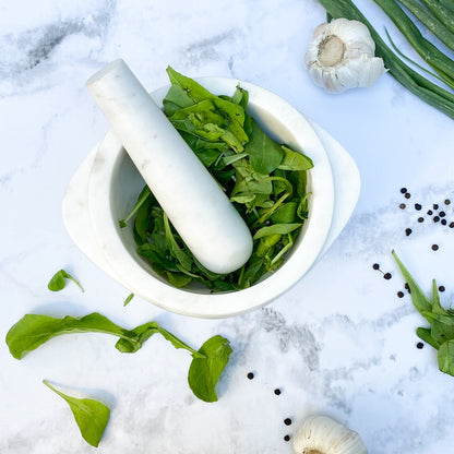 Mortero De Mármol XL4#Blanco