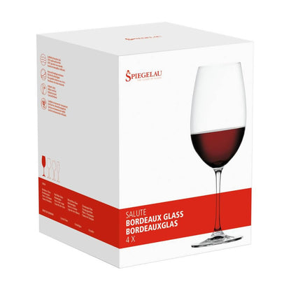 Set 4 Copas Vino Tinto Salute Bordeaux Spiegelau2#Sin color