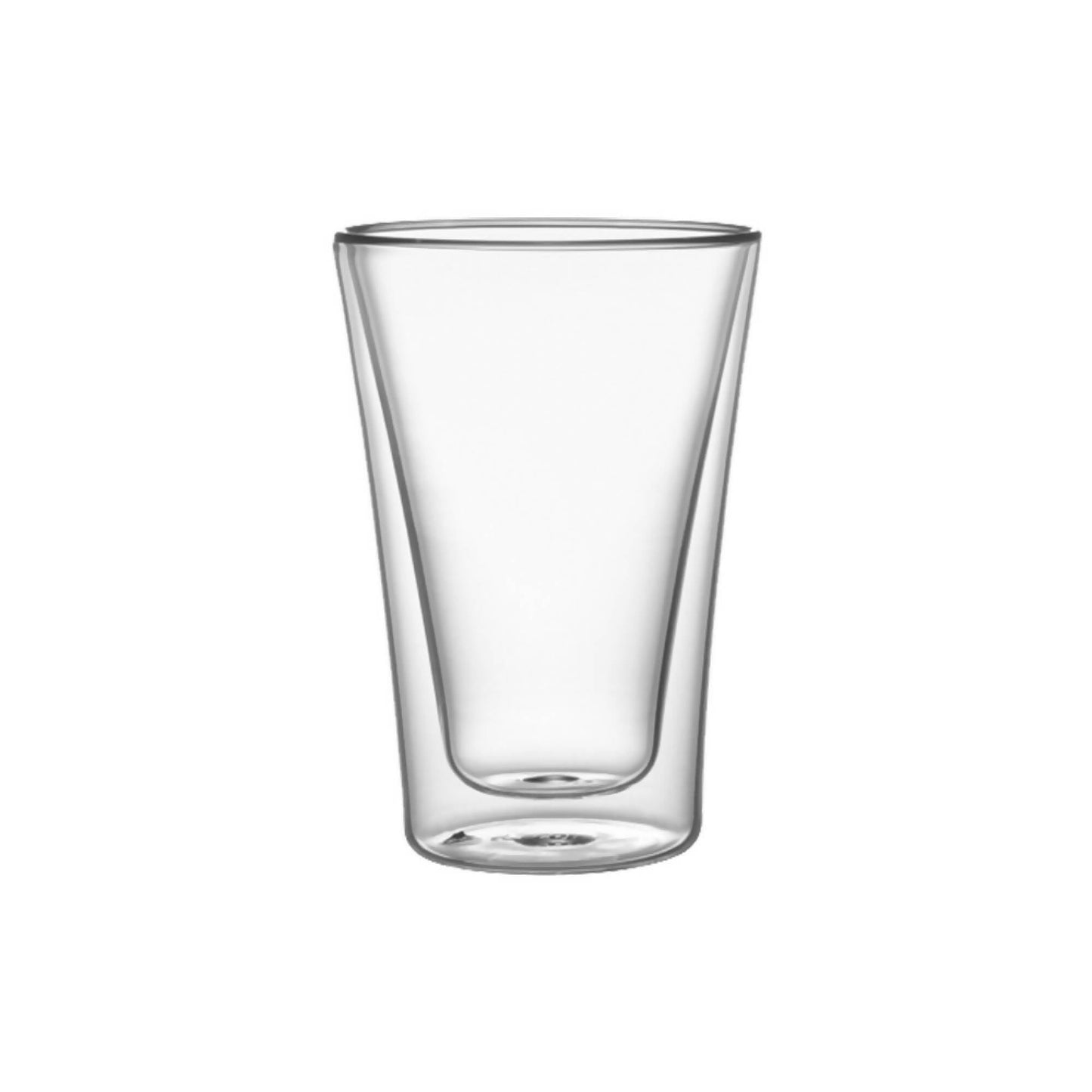 Set 4 Vasos Vidrio Doble Pared 400 ml Simplit5#Sin Color