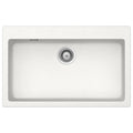 Lavaplatos Bajo/Sobre Cubierta Cuarzo Primus N 100 XL Schock5#Blanco