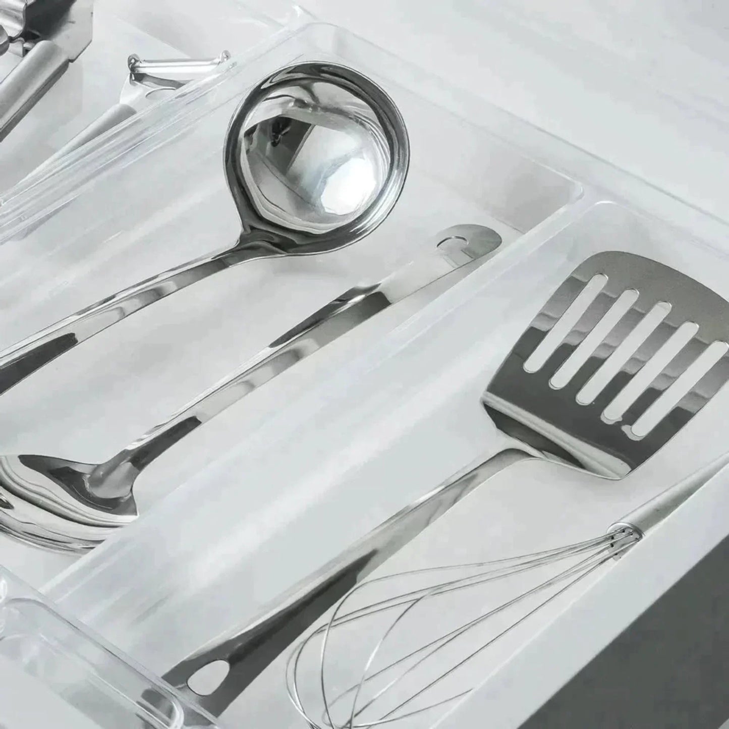 Organizador de Cajón Clear 6.3 Lts Doble Ou4#Sin color