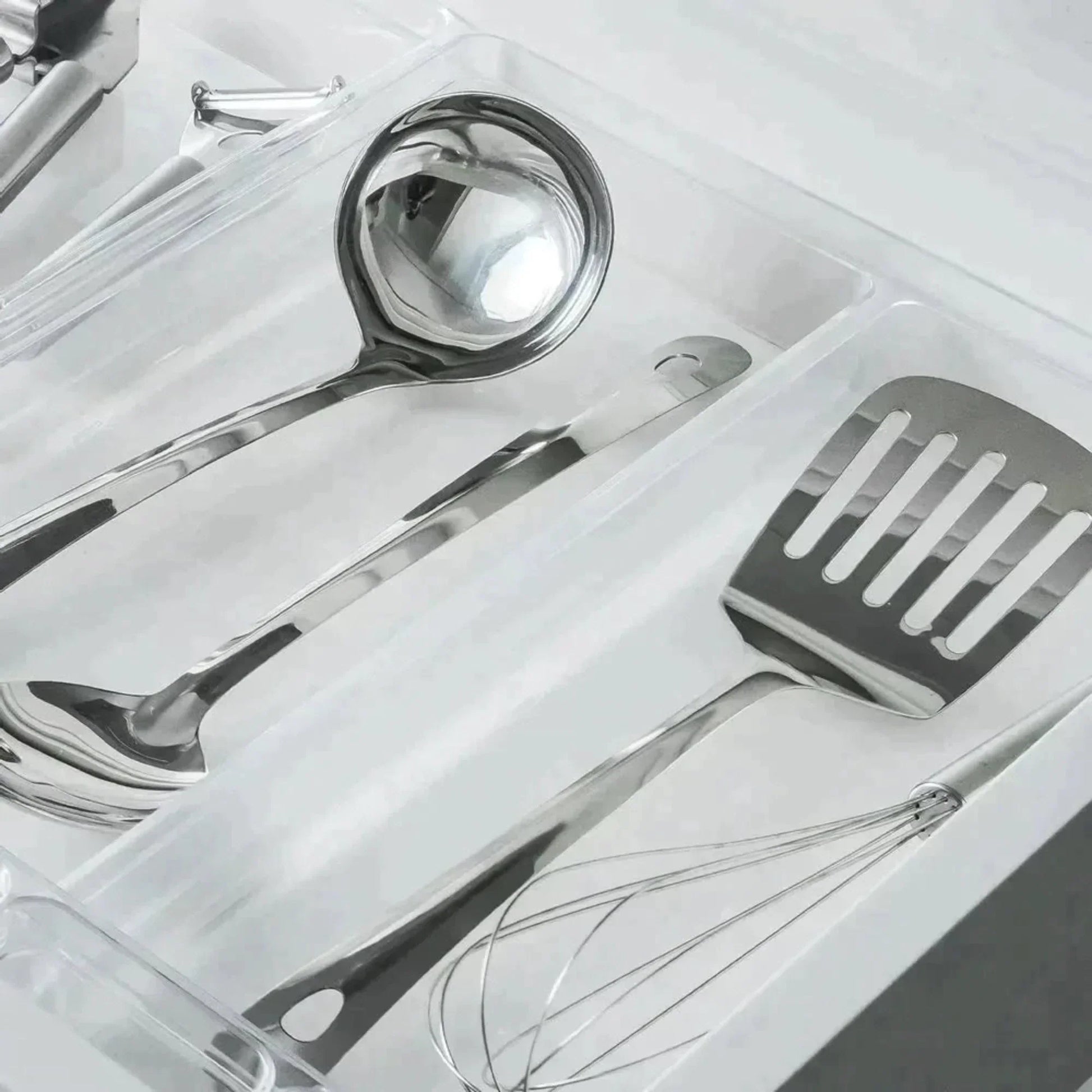 Organizador de Cajón Clear 6.3 Lts Doble Ou4#Sin color