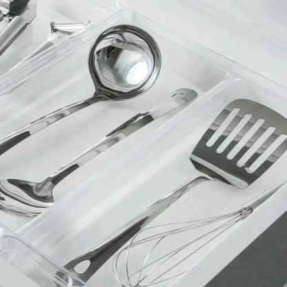 Organizador de Cajón Clear 6.3 Lts Doble Ou4#Sin color