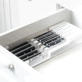 Organizador de Cuchillo Clear Ou 1#Blanco