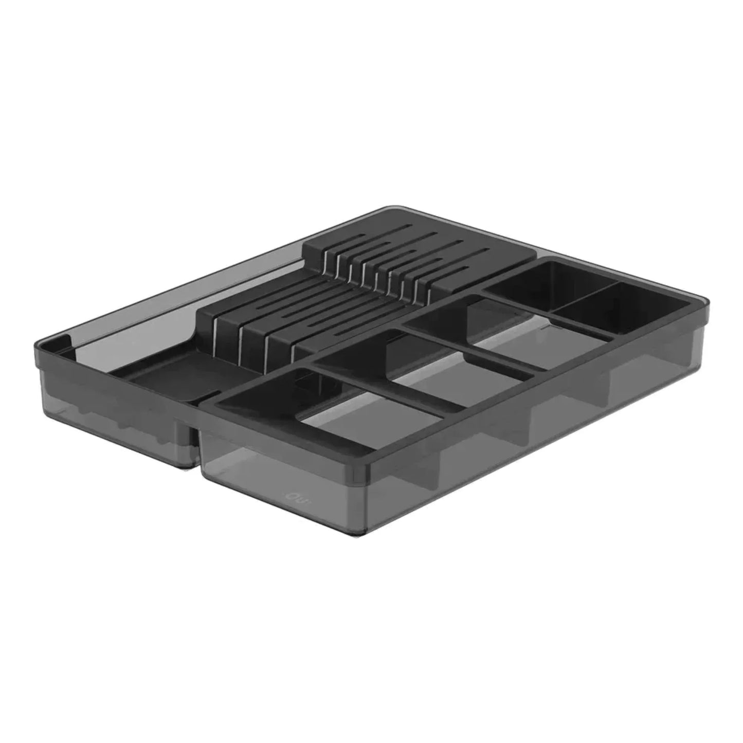 Organizador De Cuchillo y Cubiertos Clear Ou1#Negro