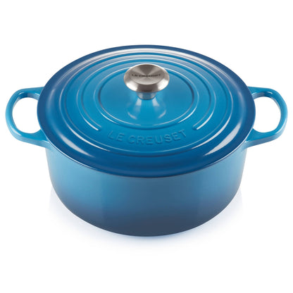 Cocotte Redonda 24 Cm Le Creuset7#Azul