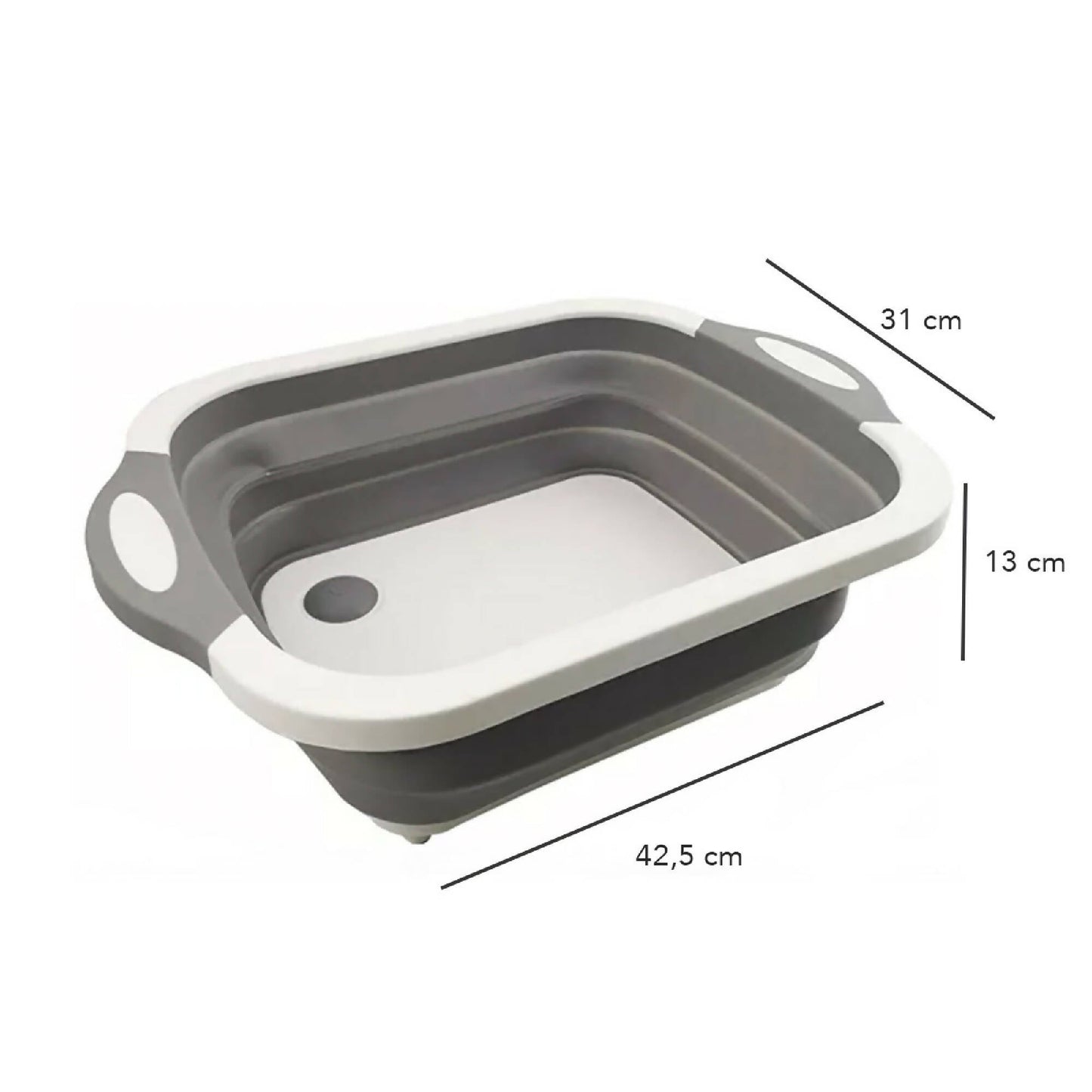 Tabla de Corte Plegable 3 en 1 Simplit5#Blanco