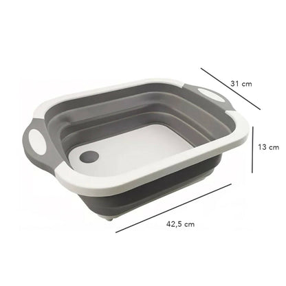 Tabla de Corte Plegable 3 en 1 Simplit5#Blanco