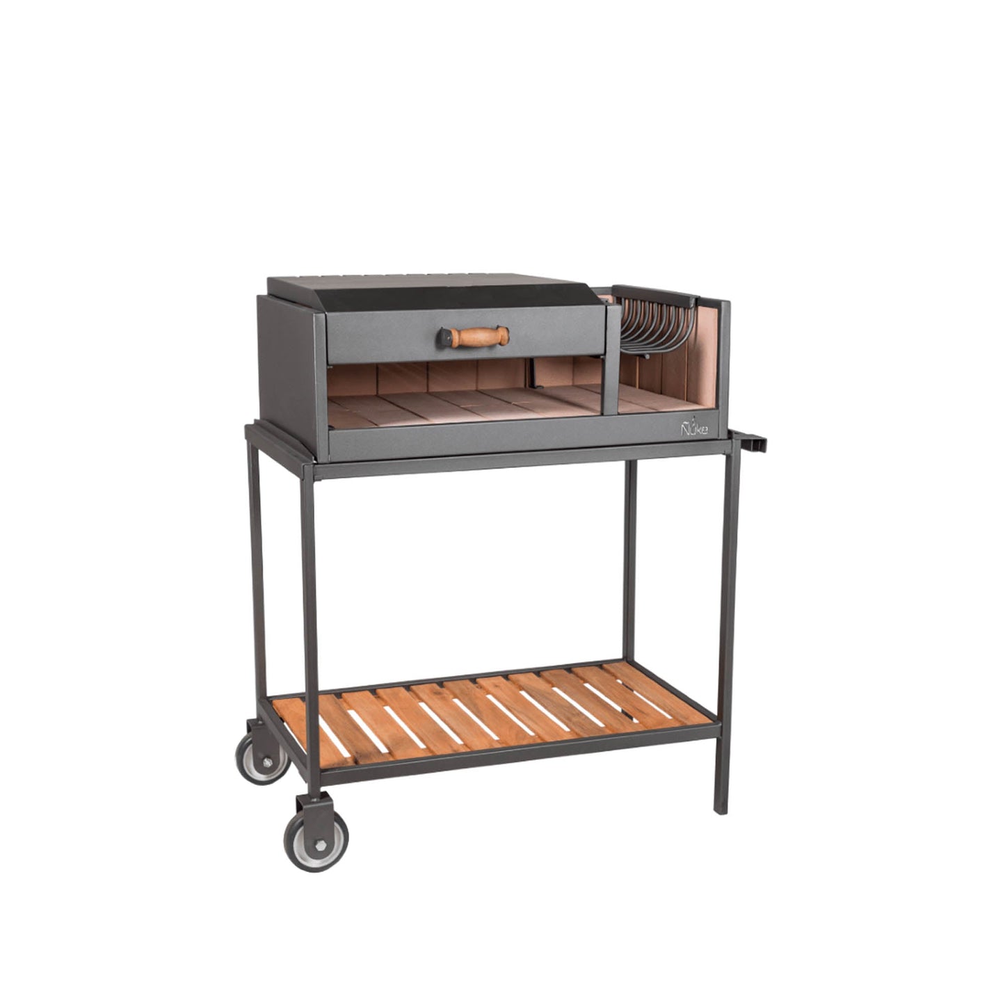 Parrilla a Carbón Paraná2#Gris Máquina