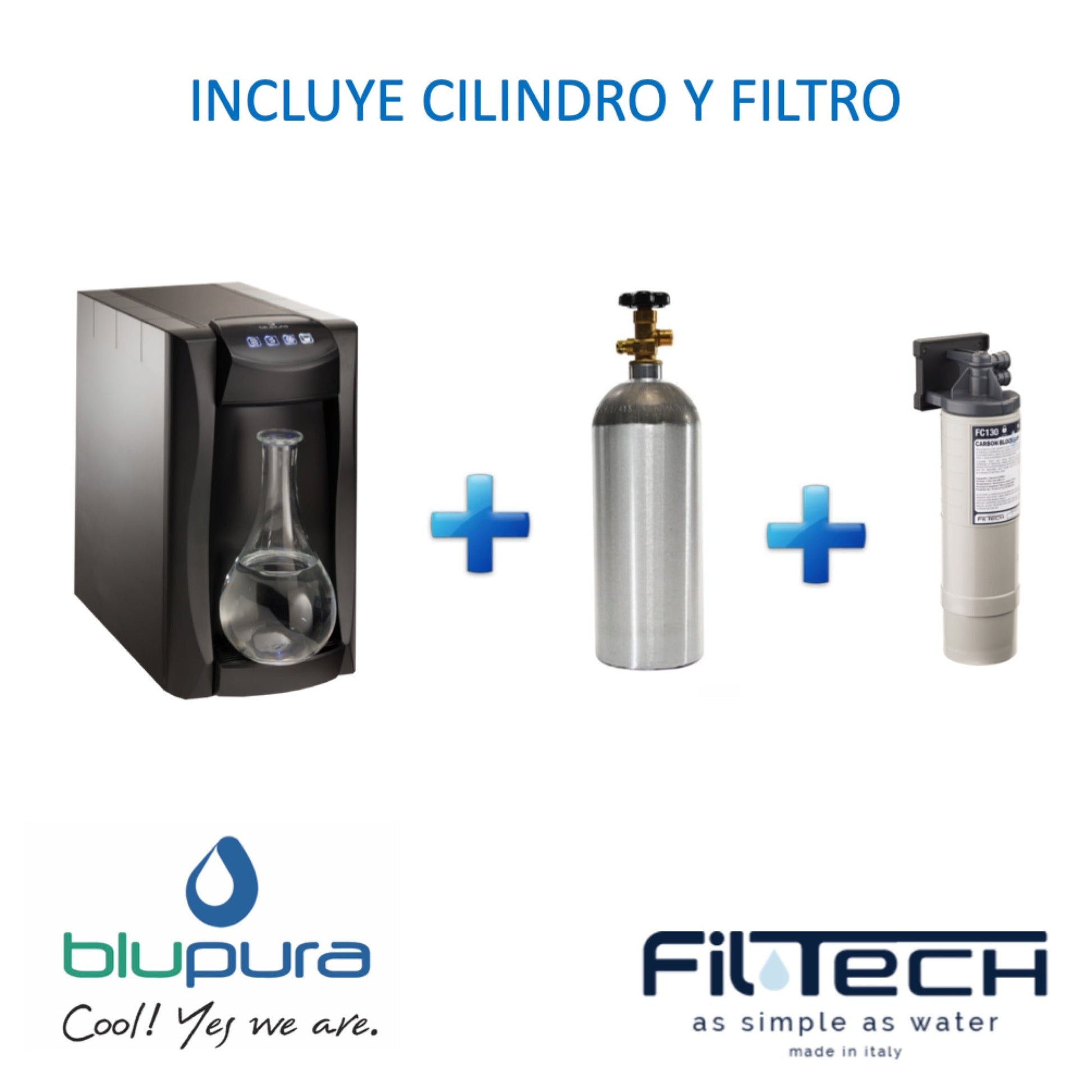 Dispensador Agua Fría Con y Sin Gas Piccola Ultra Filtración4#Negro