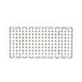 Plato Rectangular Bossa Nova 28 Cms Nachtmann1#Sin Color