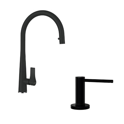Kit Black Jabonera + Grifería Schock3#Negro