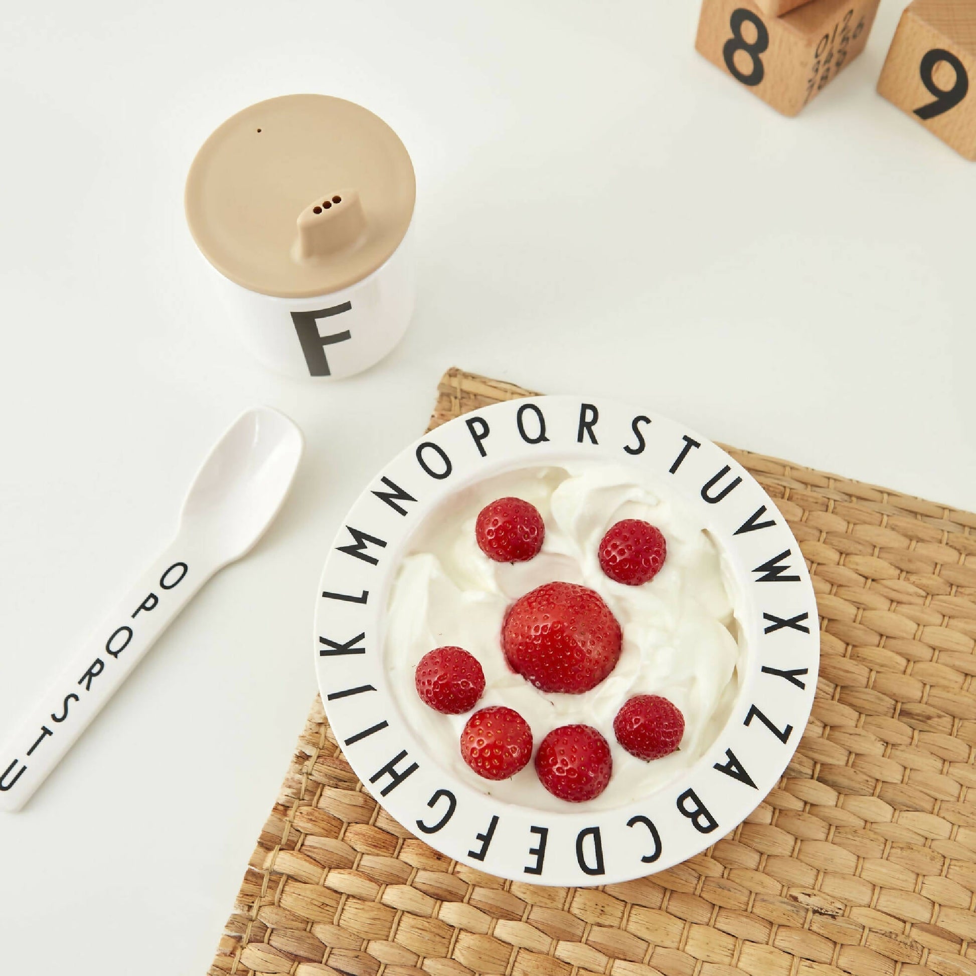 Plato Hondo Melamina3#Blanco