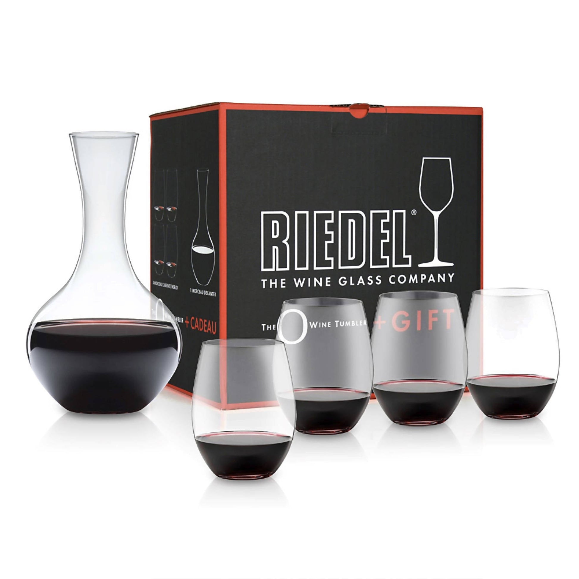 Set 4 Copas 'O' Cabernet y Decantador Vivant Riedel2#Sin color