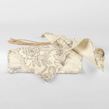 Set 4 Servilletas Anita Nicole Pauchard Diseños4#Gris