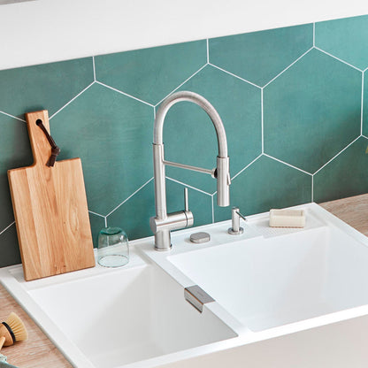 Grifería Schock Sina Stainless Schock1#Acero