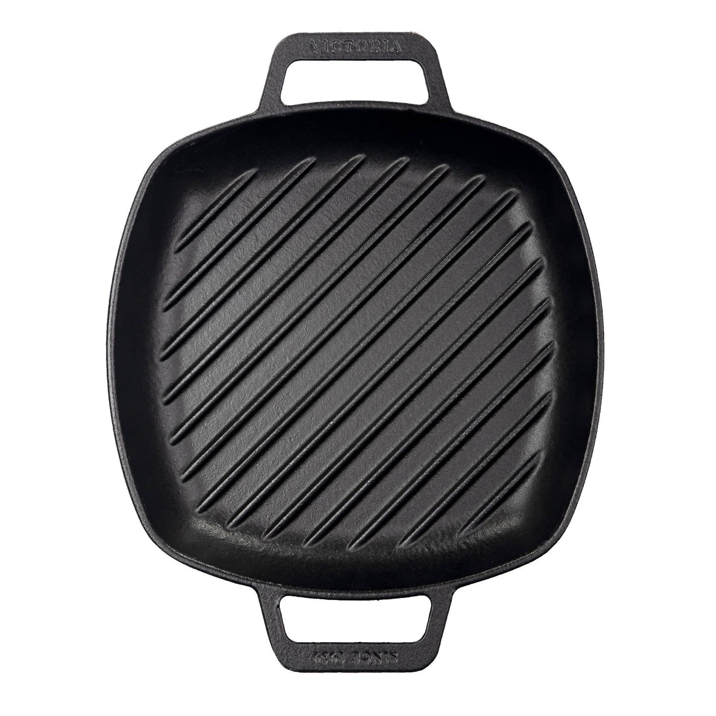 Grill Rectangular Doble Asa 26 cm Precurada2#Negro