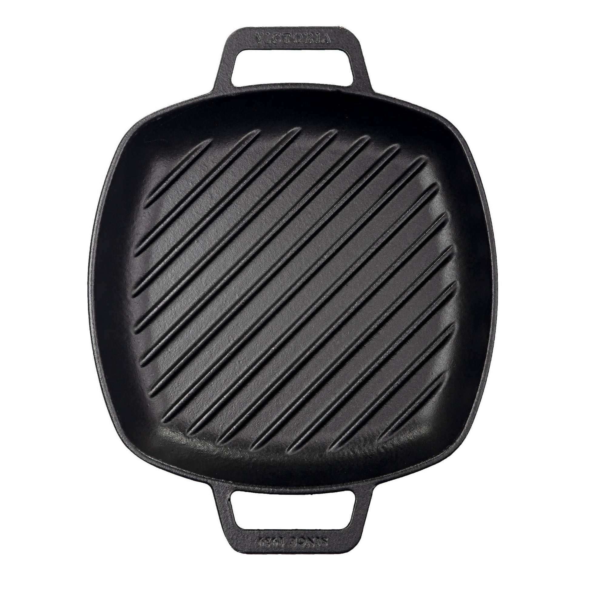 Grill Rectangular Doble Asa 26 cm Precurada2#Negro