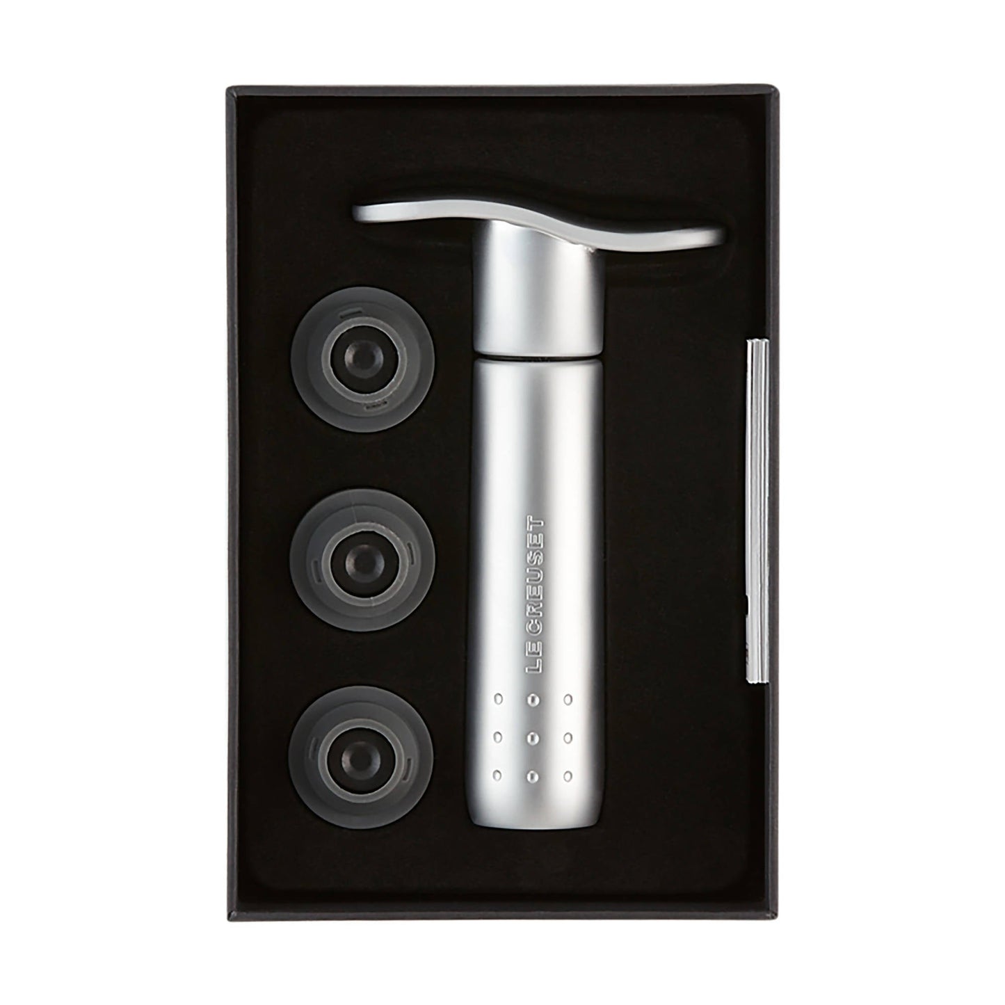 Bomba Vacío Metal + 3 Tapones Le Creuset3#Acero