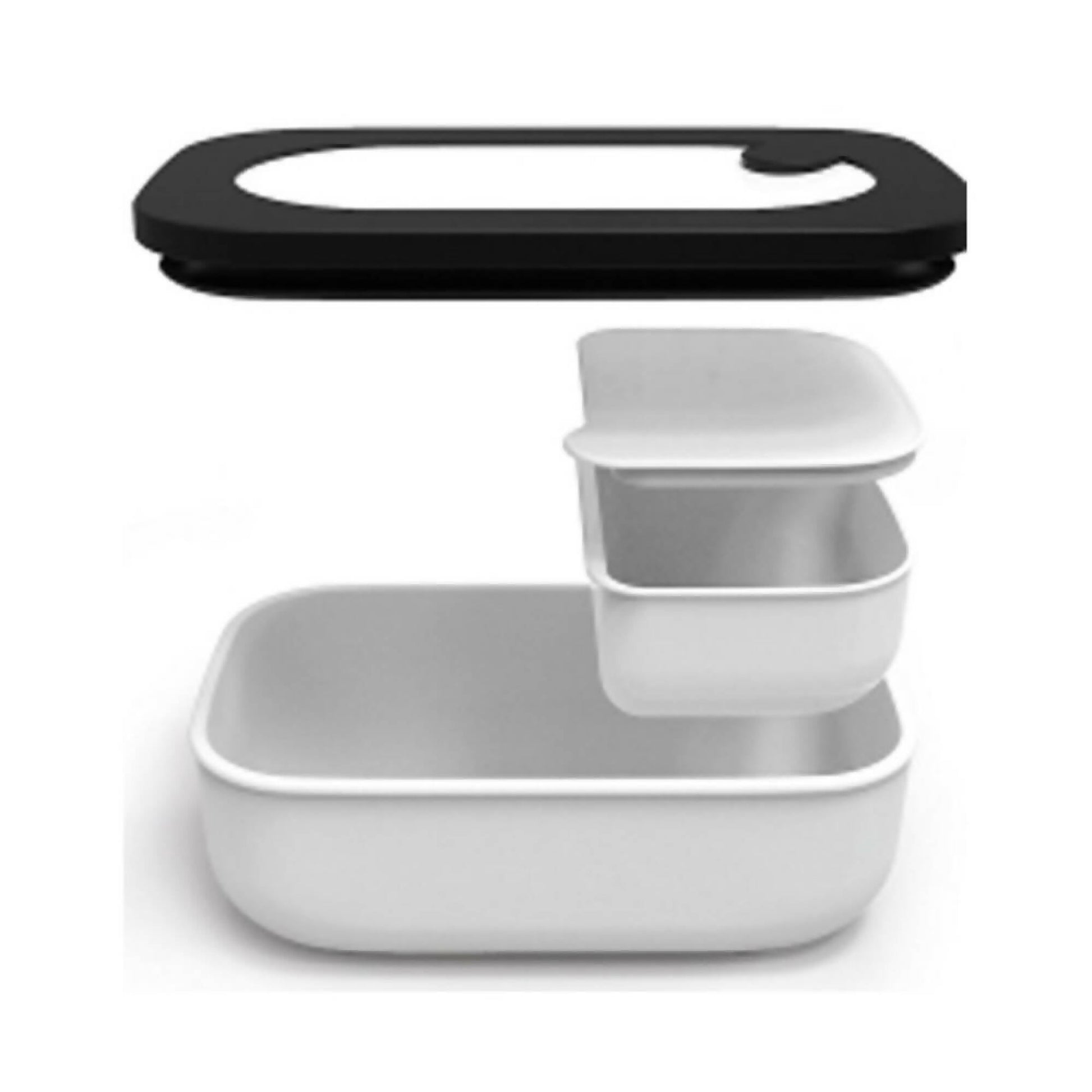 Lunch Box Con Cubiertos8#Blanco